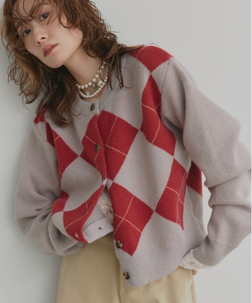 ad thie（アドティエ） ニット セーター アーガイル ニット