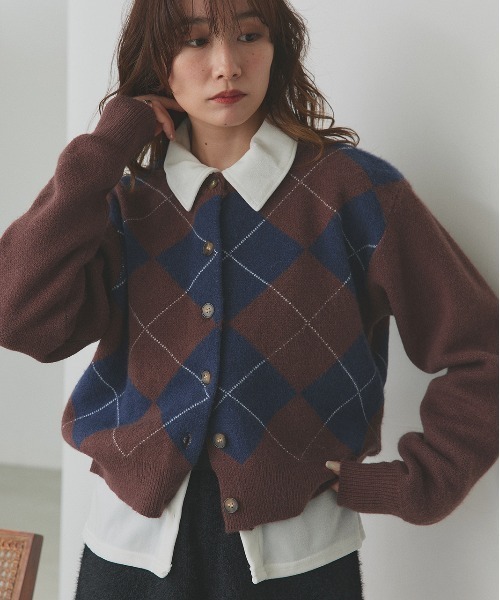 ad thie（アドティエ） ニット セーター アーガイル ニット