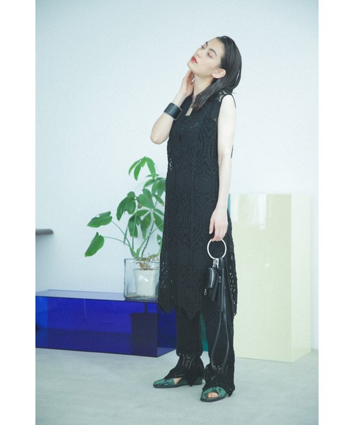 「ROSE BUD」 ノースリーブワンピース ONE SIZE ホワイト系その他 レディース_画像3