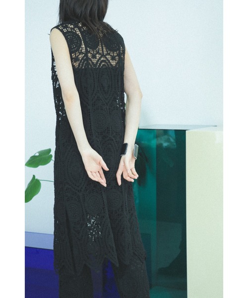 「ROSE BUD」 ノースリーブワンピース ONE SIZE ホワイト系その他 レディース_画像4