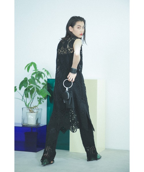 「ROSE BUD」 ノースリーブワンピース ONE SIZE ホワイト系その他 レディース_画像6