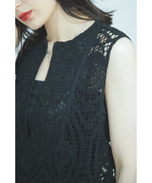 「ROSE BUD」 ノースリーブワンピース ONE SIZE ホワイト系その他 レディース_画像8