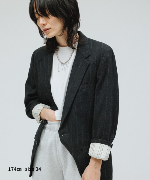 「M TO R」 半袖Tシャツ 38 ホワイト レディース_画像3