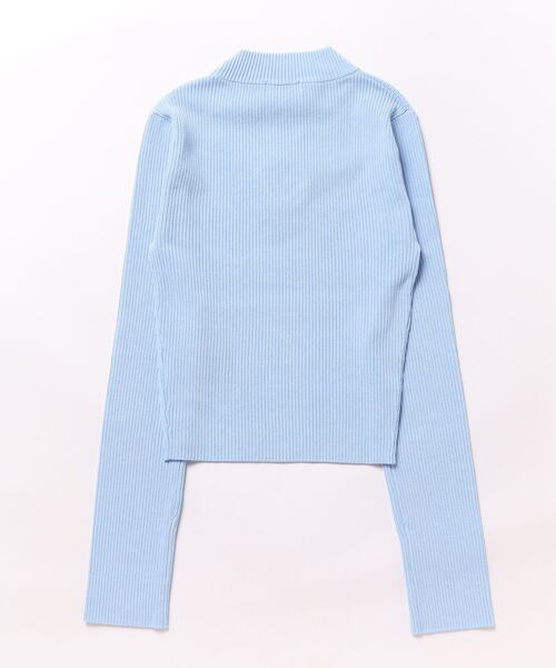 「GYDA」 長袖ニット FREE オフホワイト レディース_画像2