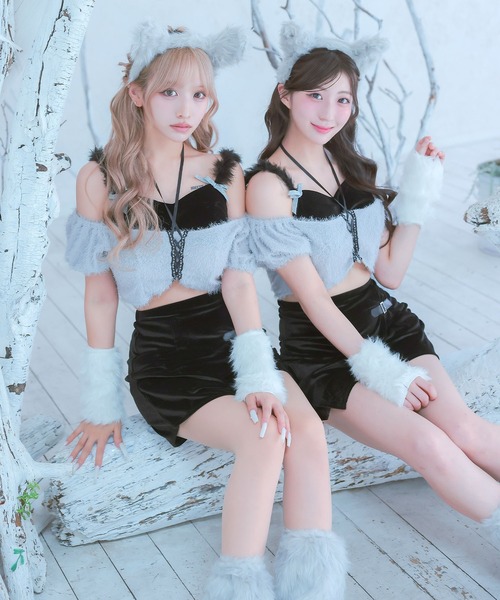 Tika（ティカ） コスプレ コスプレ かわいい アニマル ウルフ ふわもこ