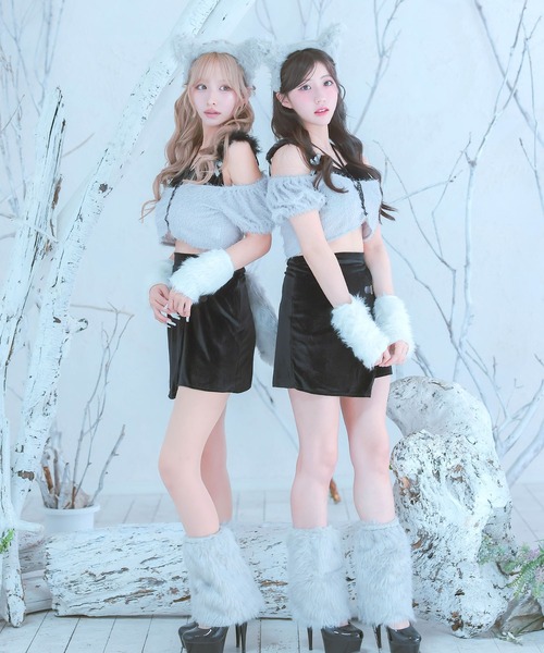 Tika（ティカ） コスプレ コスプレ かわいい アニマル ウルフ ふわもこ