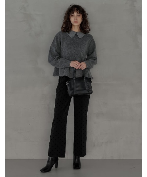 Re:EDIT（リエディ） ニット セーター 「2025AW COLLECTION」襟付き