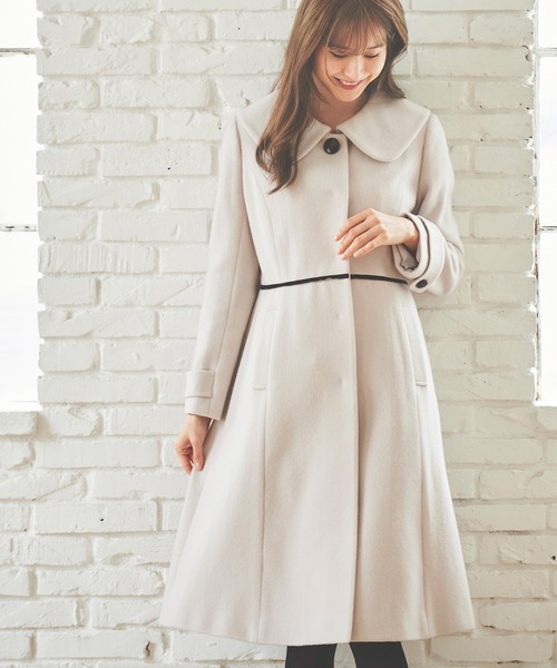 LAISSE PASSE（レッセパッセ） ステンカラーコート 38 ベージュ