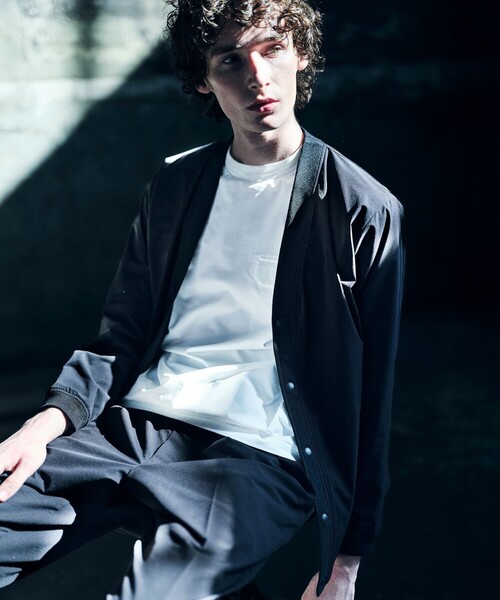 COMME CA MEN（コムサメン） tシャツ 「撥水」「COMME CA MEN BLACK 
