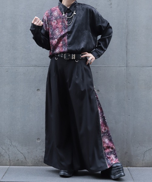 REZEN（リゼン） シャツ 陰陽師×占星配色シャツ メンズ : ZOZOTOWN