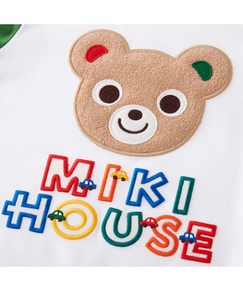 MIKI HOUSE（ミキハウス） tシャツ プッチー＆うさこ ロゴ刺繍半袖T
