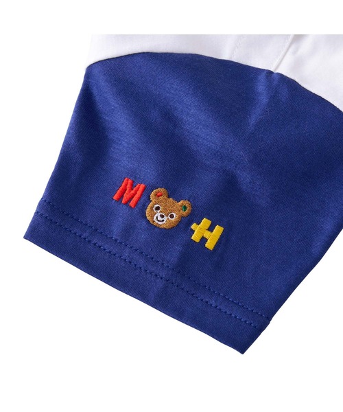 MIKI HOUSE（ミキハウス） tシャツ プッチー＆うさこ ロゴ刺繍半袖T