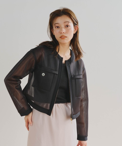 「Droite lautreamont」 ブルゾン M オフホワイト レディース_画像6