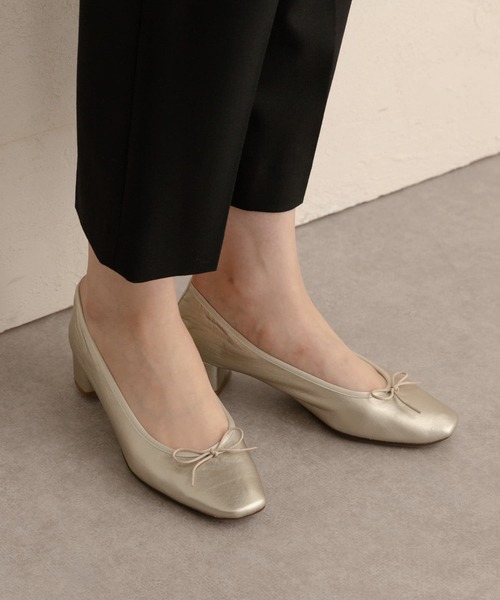 「RODE SKO」 バレエシューズ 38 ゴールド レディース_画像5