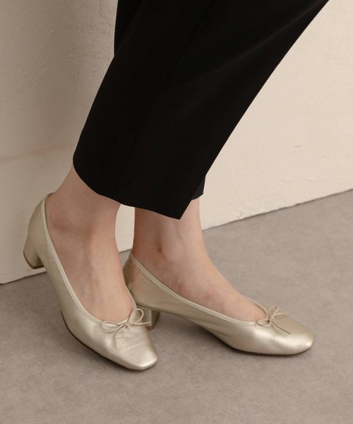 「RODE SKO」 バレエシューズ 38 ゴールド レディース_画像9