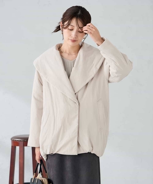 a.v.v（アー・ヴェ・ヴェ） ステンカラーコート コート ショールカラー