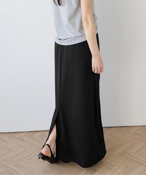 ロング スカート スウェット切替ロングスカート : ZOZOTOWN Yahoo!店