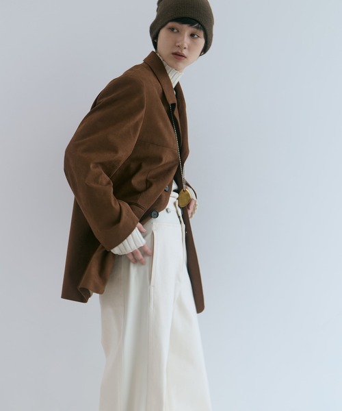 新作 STUDIOUS/ステュディオス スウェードショートジャケット STUDIOUS（ステュディオス）の「【STUDIOUS/ステュディオス】Suede
