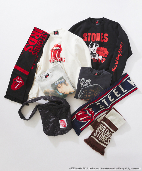 80'S vintage Rolling Stones 欧州ツアー マフラー 80'S vintage Rolling Stones 欧州ツアー マフラー
