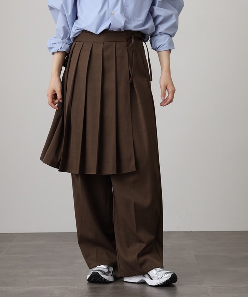FUNALIVE（ファンアライブ） パンツ ラップスカートレイヤードパンツ