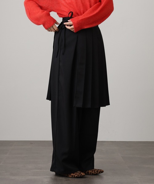 FUNALIVE（ファンアライブ） パンツ ラップスカートレイヤードパンツ