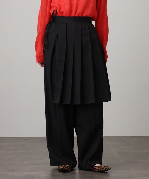 FUNALIVE（ファンアライブ） パンツ ラップスカートレイヤードパンツ