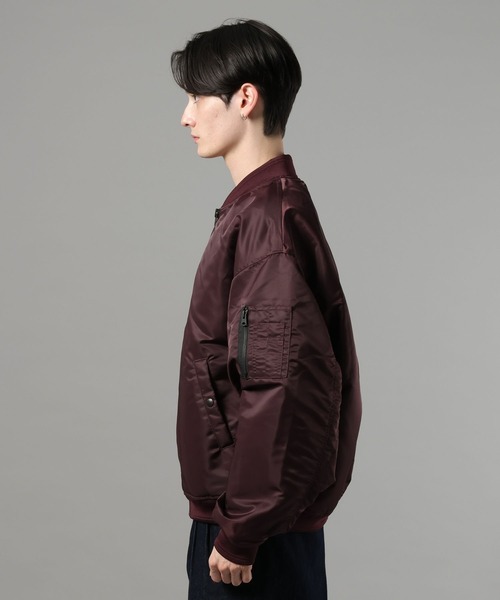 ビレッジマンズストア　受注MA-1 Mサイズ RAGEBLUE（レイジブルー） ma1 ma-1 BIG MA-1 / ビッグMA-1/オーバー