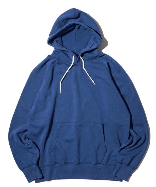 「Healthknit」 プルオーバーパーカー LARGE ブルー メンズ_画像2