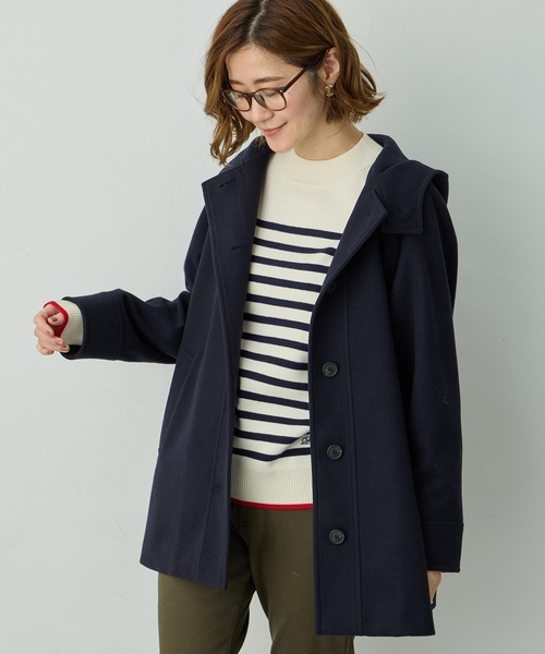 Petit Honfleur（プチオンフルール） コート アウター ウールライク