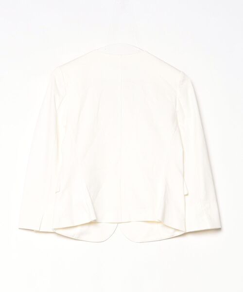 「STRAWBERRY-FIELDS」 ノーカラージャケット 1 ベージュ レディース_画像2