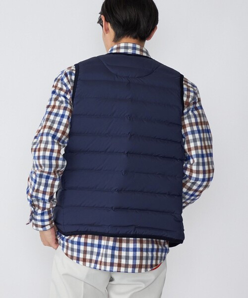 「Vincent et Mireille」 ダウンベスト 38 ネイビー メンズ_画像5