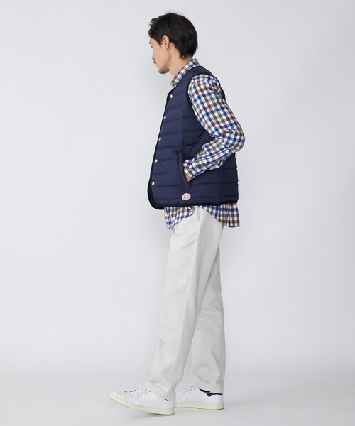 「Vincent et Mireille」 ダウンベスト 38 ネイビー メンズ_画像9