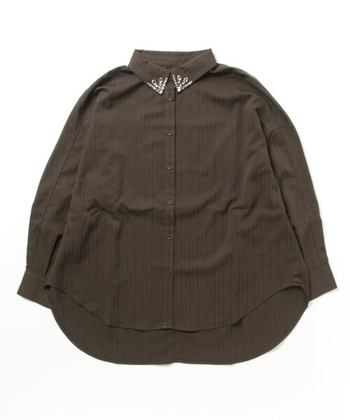 「terrace」 長袖シャツ MEDIUM ブラック レディース_画像5