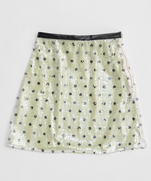 MAISON SPECIAL（メゾンスペシャル） スカート Polka Dot Sequin Mini
