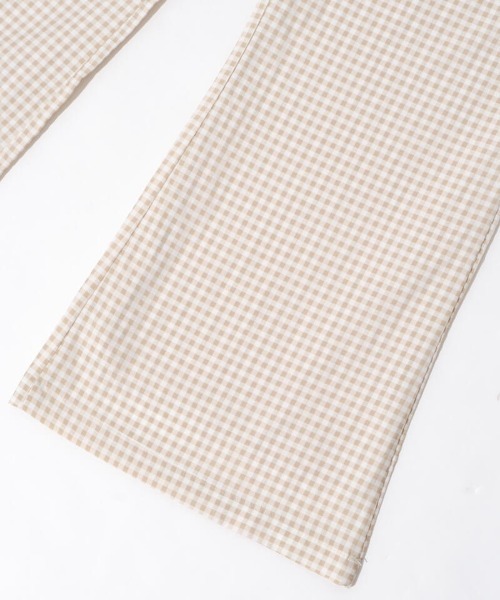 「flower」 ブーツカットパンツ FREE ブラック レディース_画像6