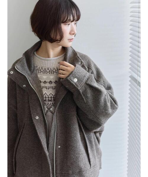 Samansa Mos2 blue（サマンサモスモスブルー） コート アウター