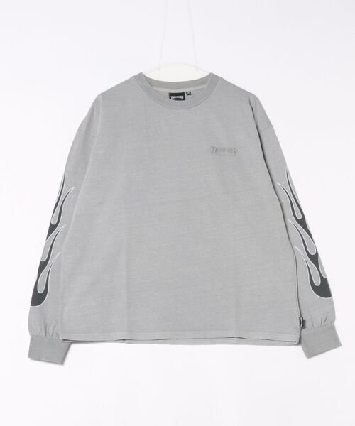 90's USA製 ビンテージ THRASHER スラッシャー 長袖 Tシャツ ロンT