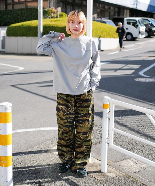 THRASHER（スラッシャー） tシャツ FLAME Pigment L/S T-SHIRTS