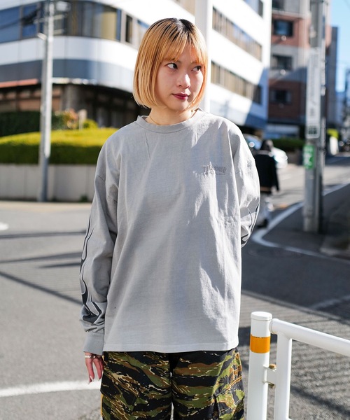 THRASHER（スラッシャー） tシャツ FLAME Pigment L/S T-SHIRTS