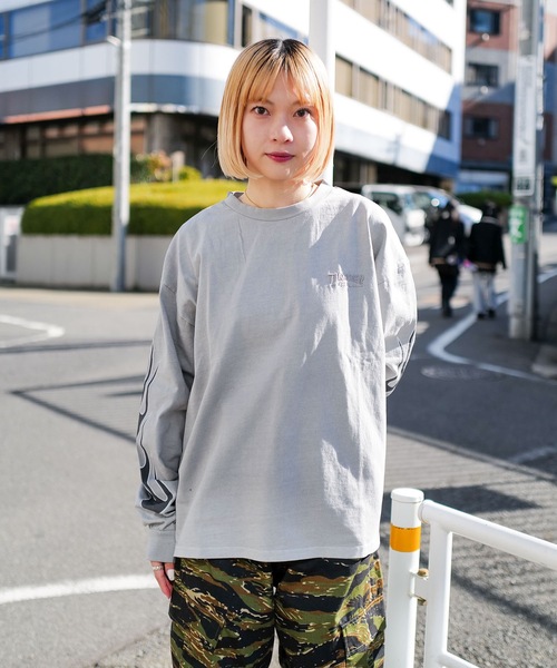 THRASHER（スラッシャー） tシャツ FLAME Pigment L/S T-SHIRTS