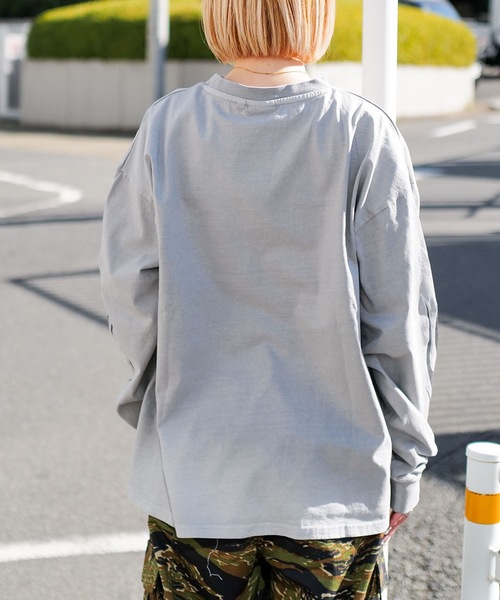 THRASHER（スラッシャー） tシャツ FLAME Pigment L/S T-SHIRTS