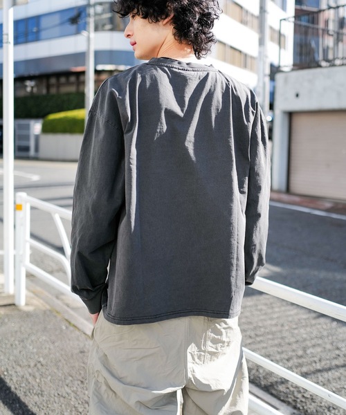 THRASHER（スラッシャー） tシャツ FLAME Pigment L/S T-SHIRTS