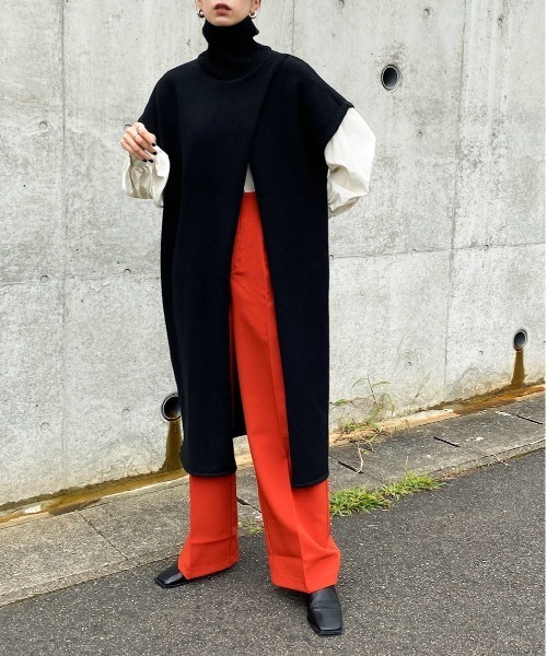 「y/m by RIKA」 ニットワンピース FREE ブラック レディース_画像3