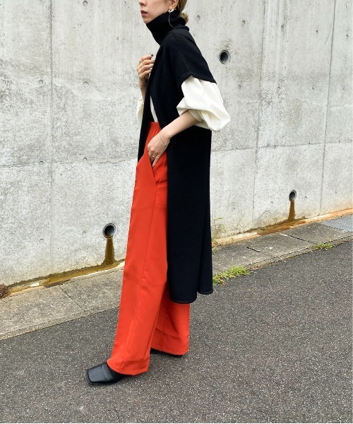 「y/m by RIKA」 ニットワンピース FREE ブラック レディース_画像6