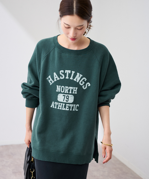 FRAMeWORK（フレームワーク） トレーナー スウェット 「追加」ラグラン