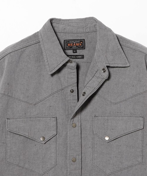 シャツ Western Shirt Light Canvas メンズの画像