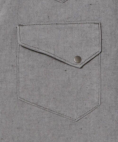 シャツ Western Shirt Light Canvas メンズの画像