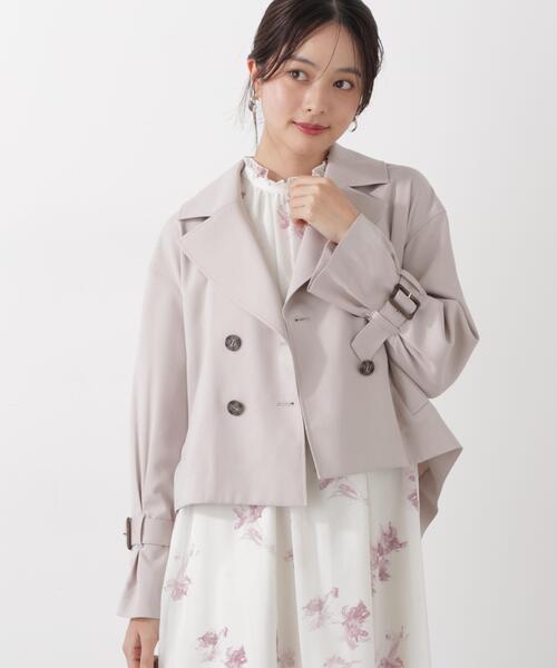 【新品】トレンチショートコート プロポーションボディドレッシング PROPORTION BODY DRESSING（プロポーションボディドレッシング