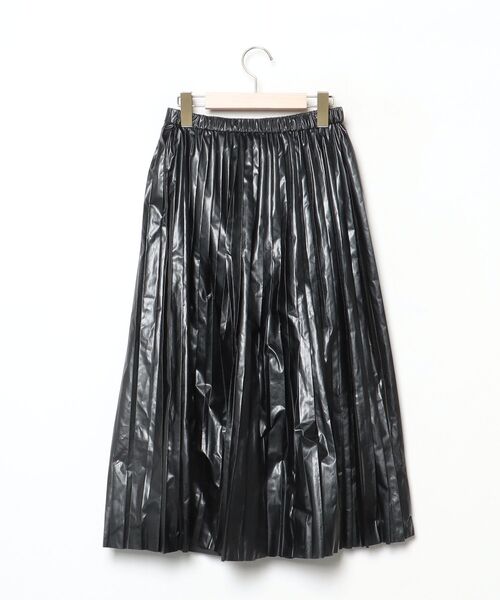 「Comme ca Mature」 プリーツスカート FREE ブラック レディース_画像2