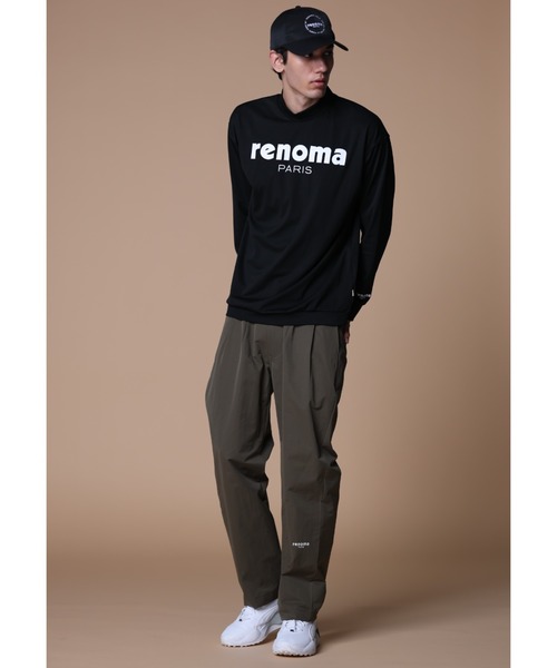 レノマパリス ゴルフ ベーシックストレッチツータックパンツ サイズS 新品 春夏 renoma PARIS（レノマパリス） チノパン BASIC STRETCH TWO-TUCK PT